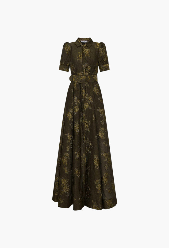 Afina Short Sleeve Gown - GLAM MODA