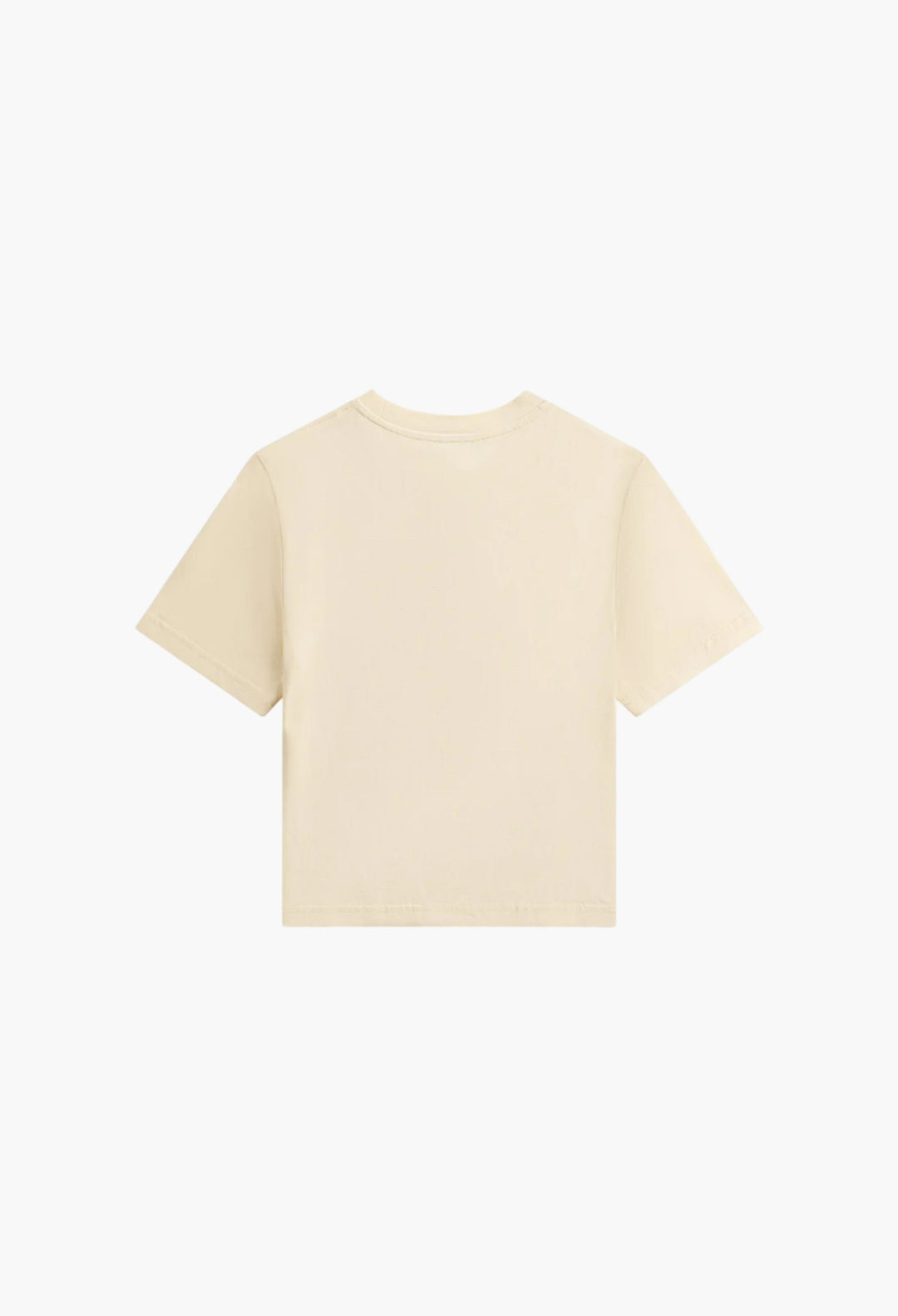 Anchor Embroidery Panelled Cropped Tee - GLAM MODA