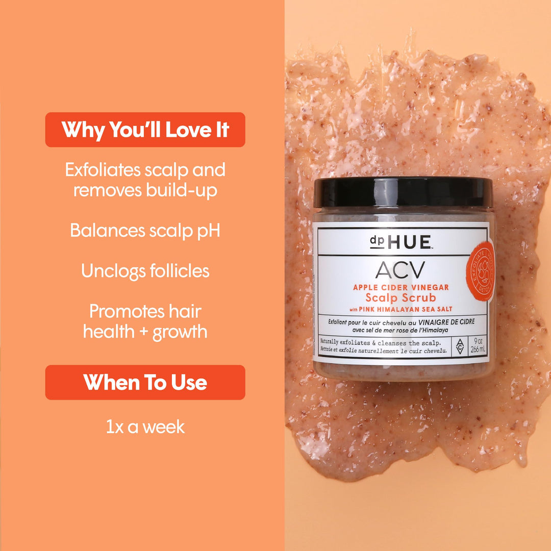 Apple Cider Vinegar Scalp Scrub with Pink Himalayan Sea Salt - GLAM MODA