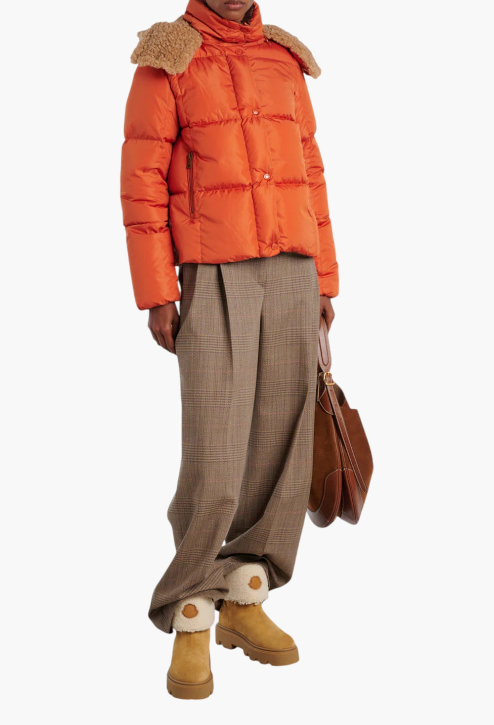 Aurea Shearling-Lined Suede Ankle Boots - GLAM MODA