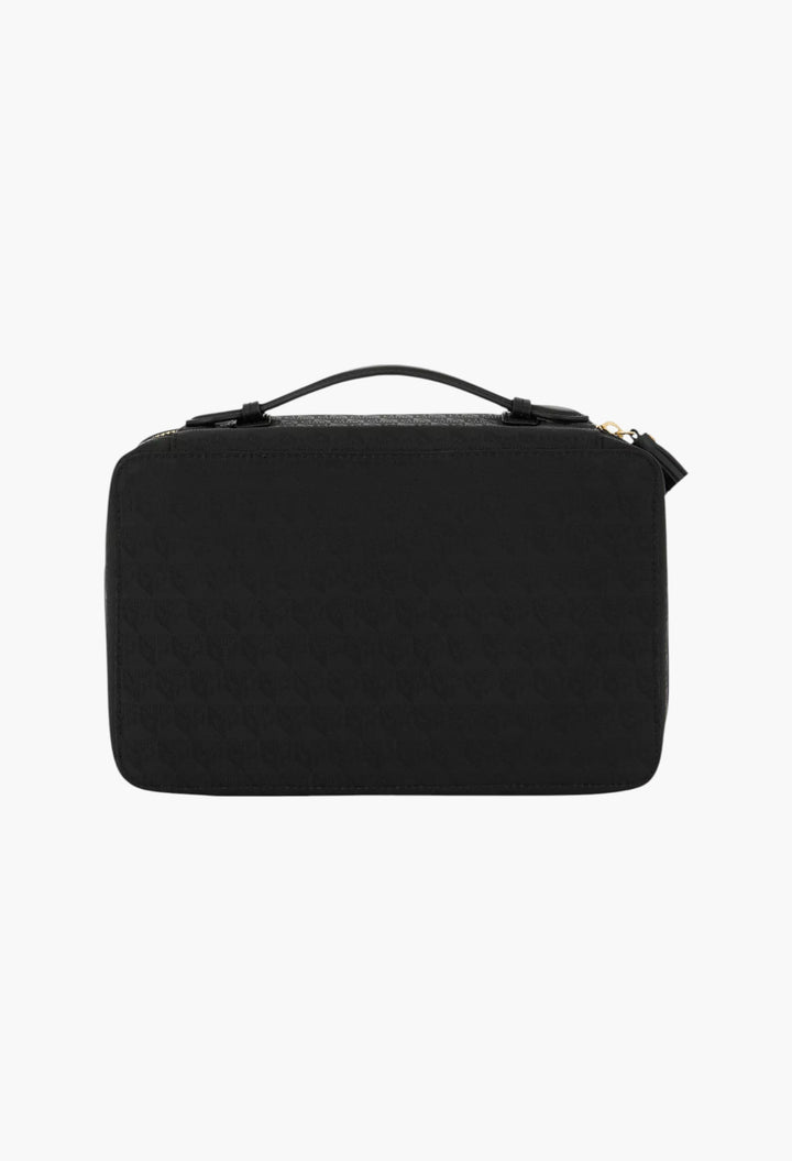 Baby Emergency Logo-Jacquard Leather and Woven Kit - GLAM MODA