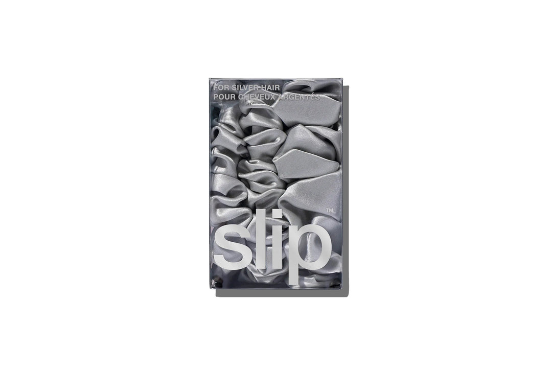 Back To Basics Silver Midi/Large Scrunchie Set - GLAM MODA