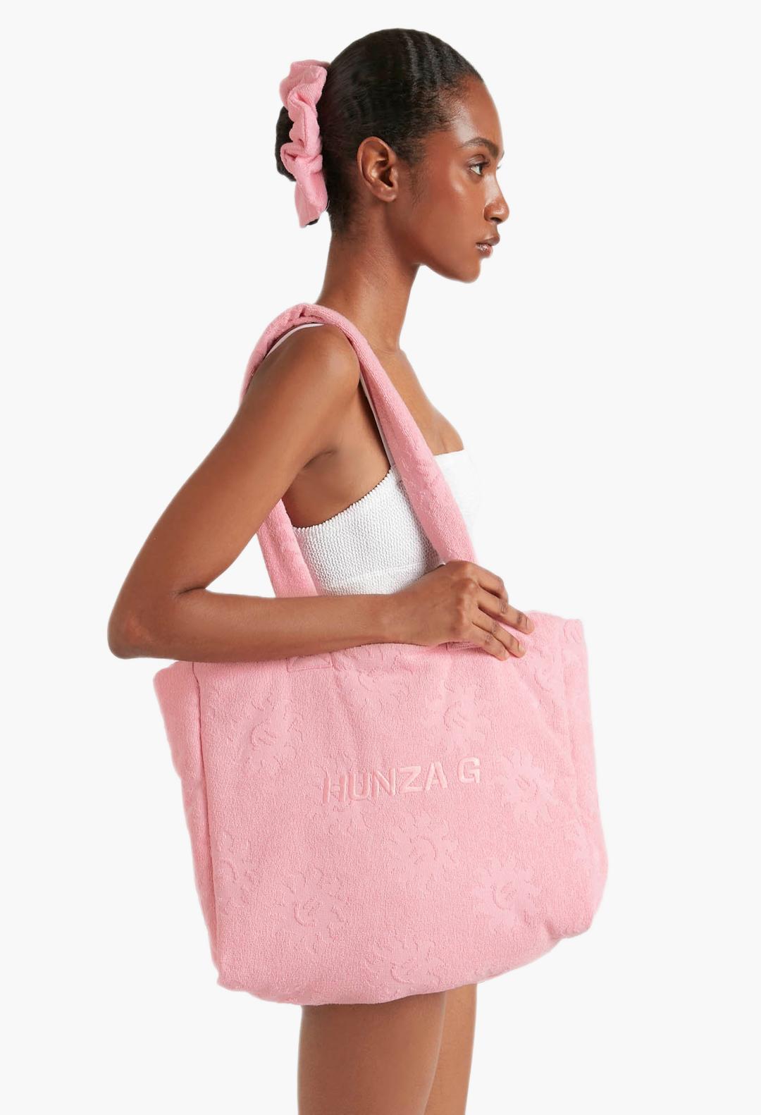 Sunny Towelling Beach Bag Ice Blue