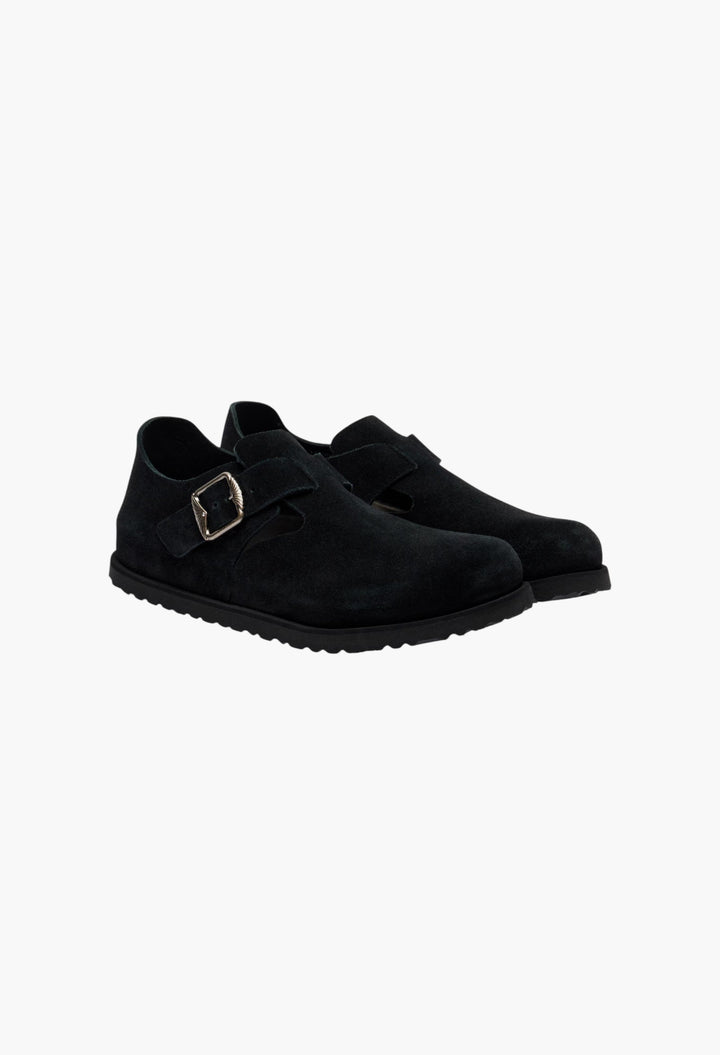 Black - London Suede Shoes - GLAM MODA