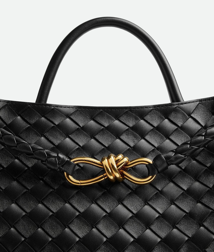 Black  - Medium Andiamo - Gold finish - GLAM MODA