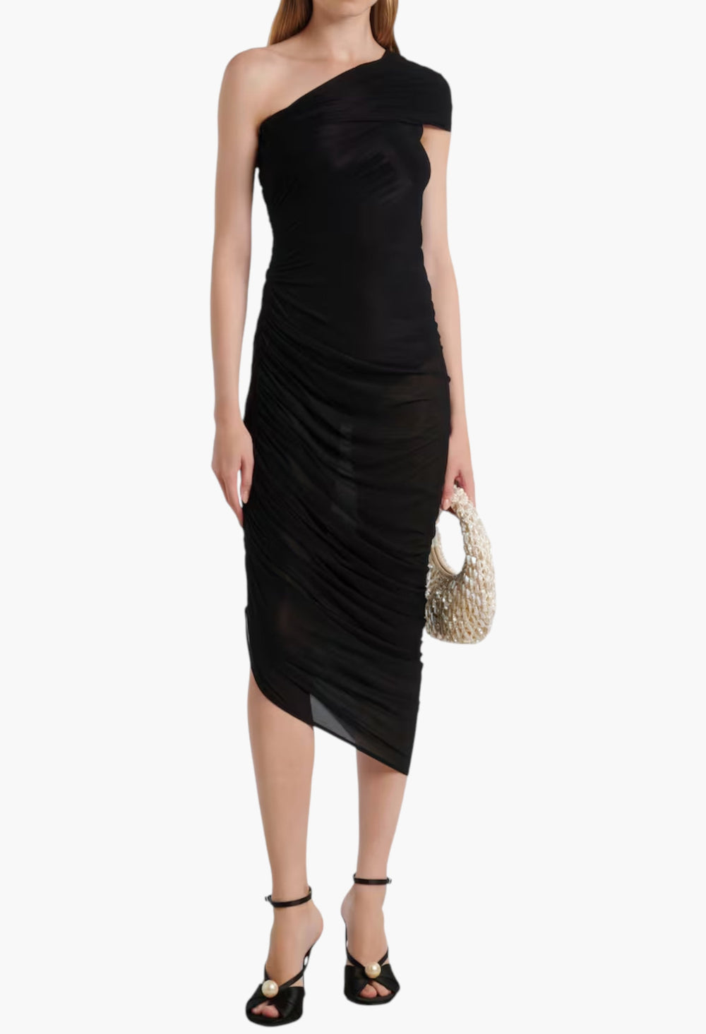 Black - Siva 95 Embellished Satin Sandals - GLAM MODA