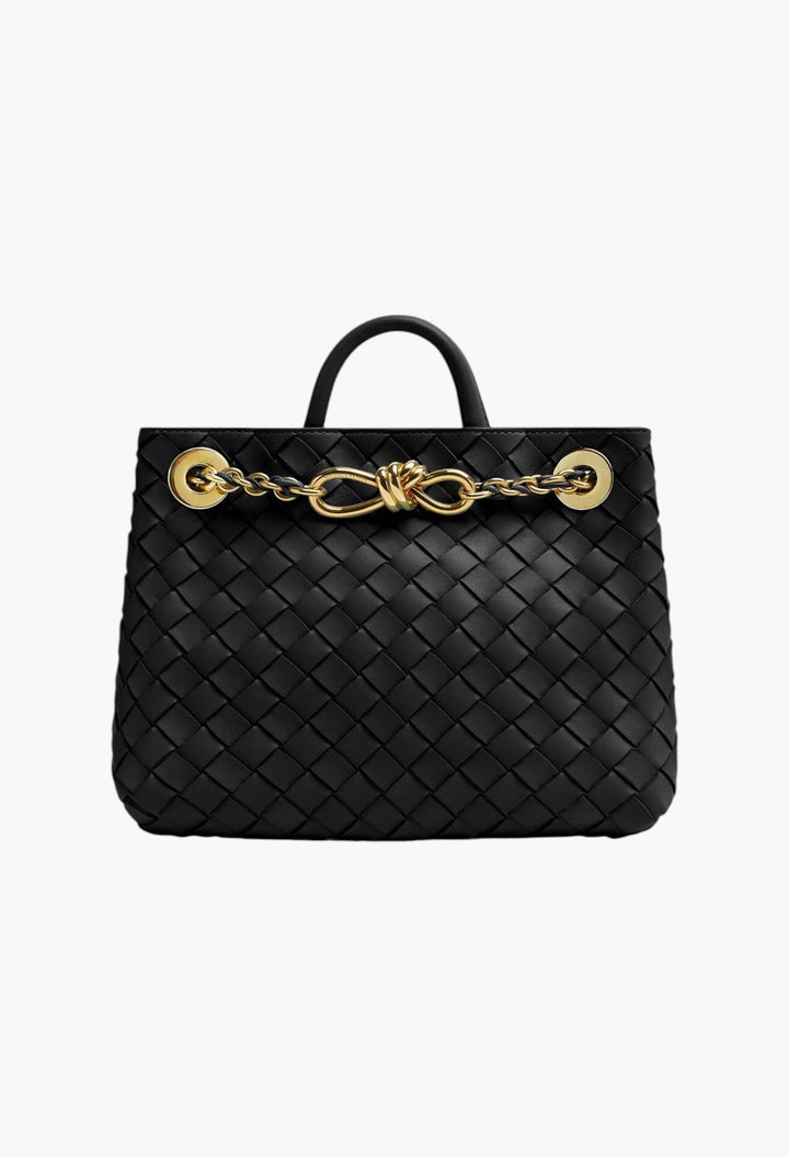 Black - Small Andiamo With Chain - GLAM MODA
