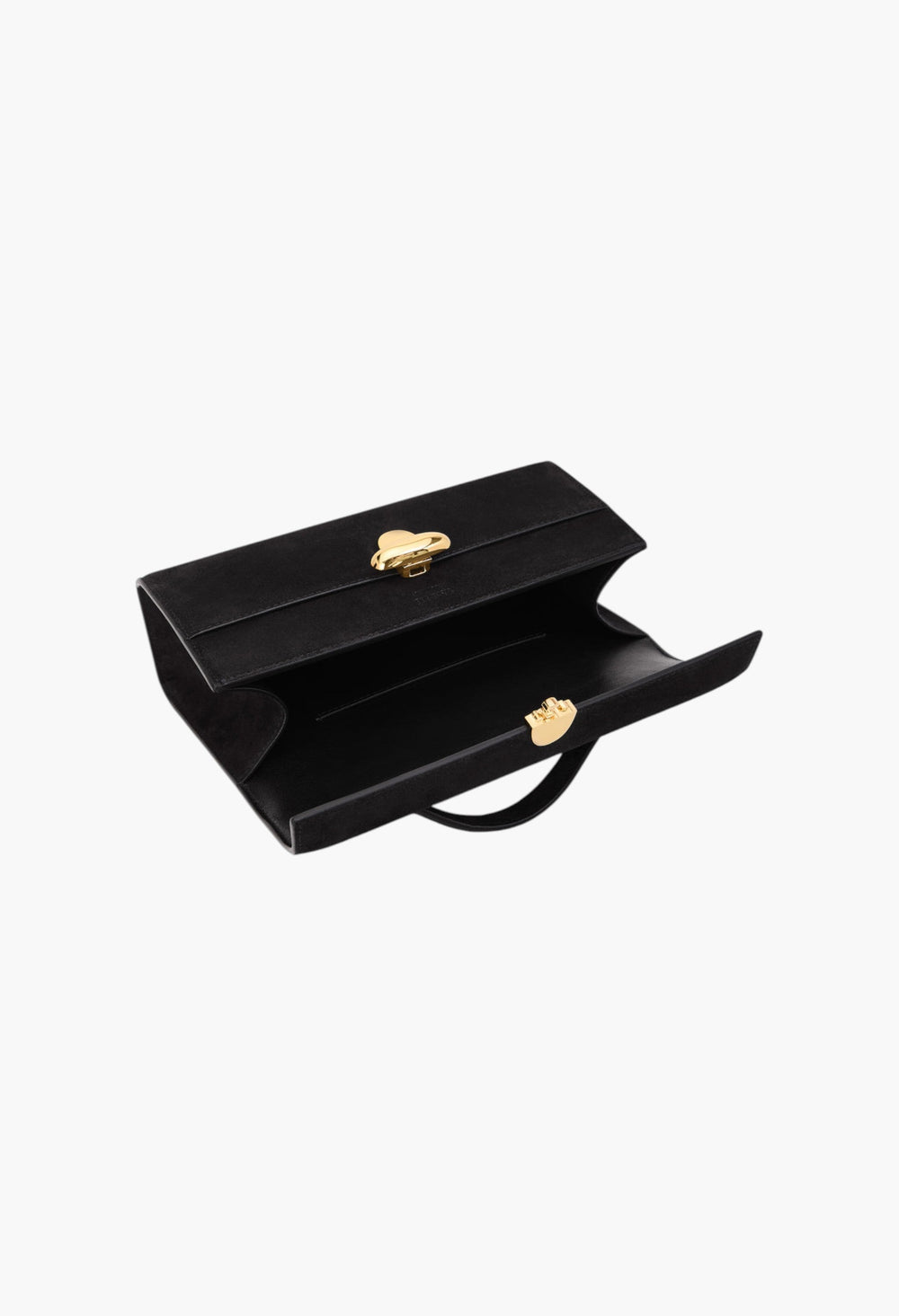 Black Suede - Symmetry Pochette - GLAM MODA