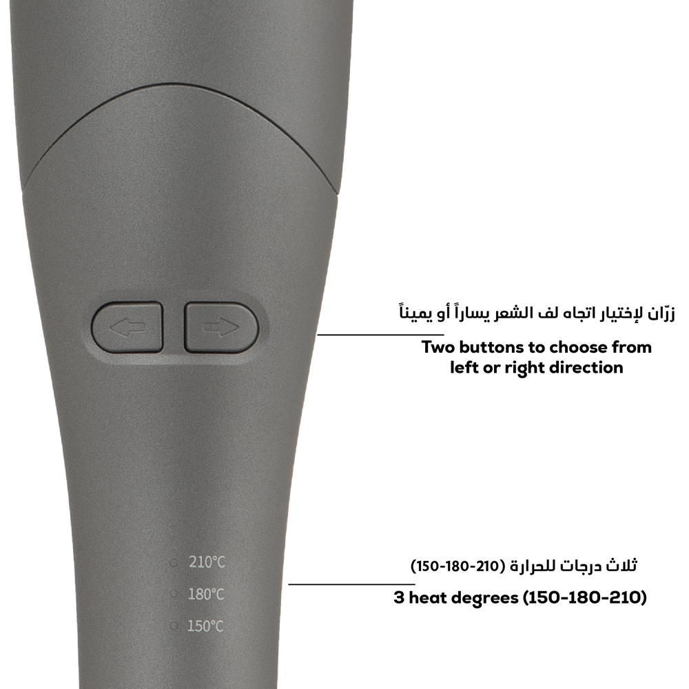 Black Wi-Fi - Self-curling hair device - Wavy - GLAM MODA