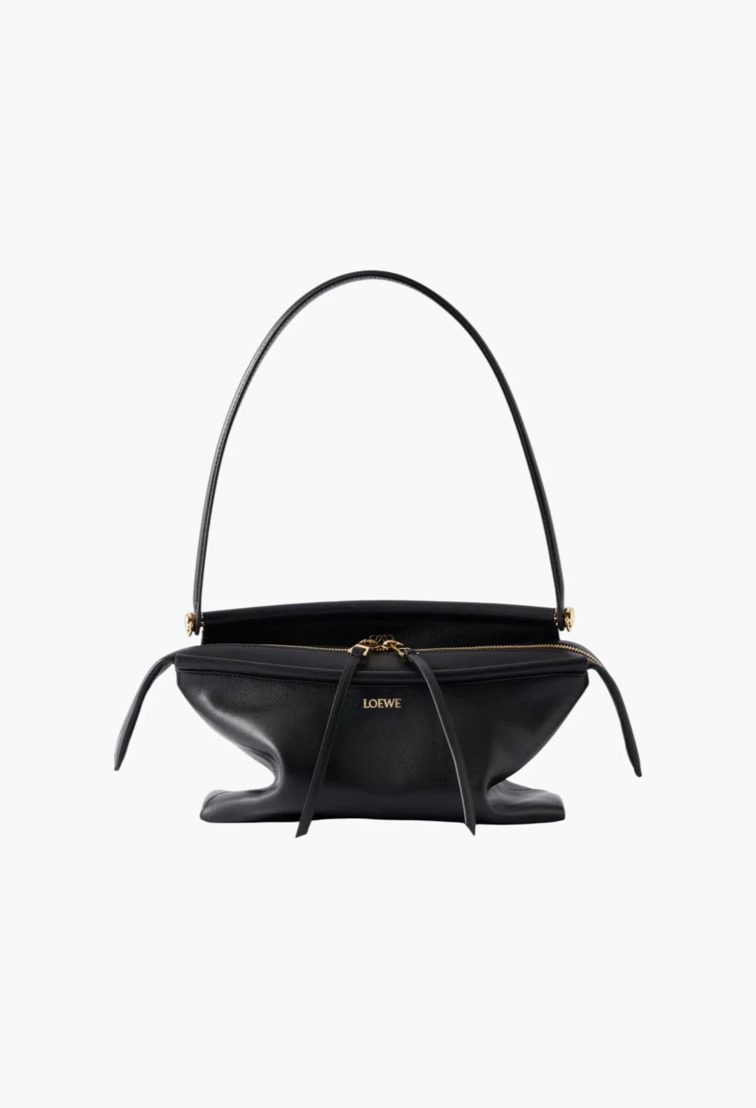 Whisker leather shoulder bag