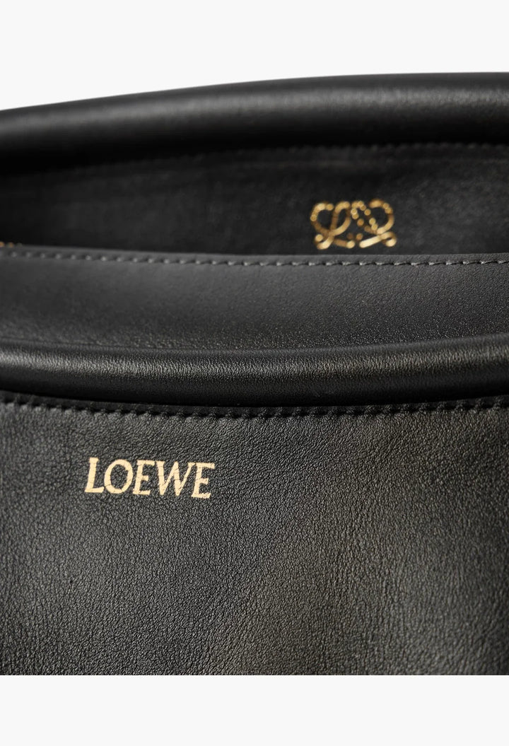Whisker leather shoulder bag