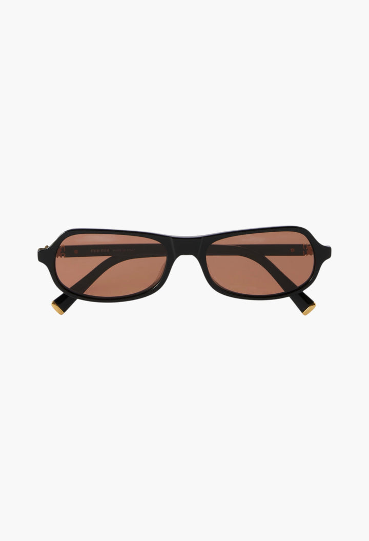 Round-Frame Acetate Sunglasses - GLAM MODA