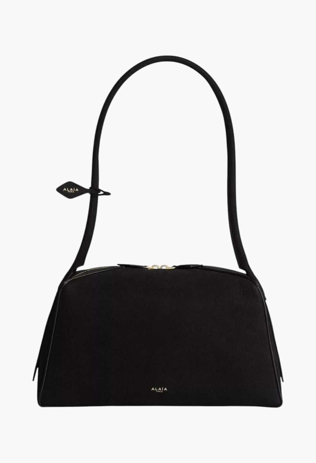 Le Bouledogue Nabuk Leather Shoulder Bag - GLAM MODA