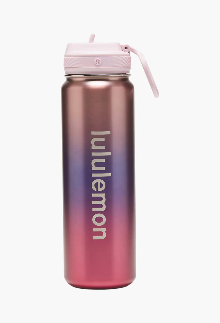 Blissful Pink/Dusty Lilac/Racer Pink - Back to Life Sport Bottle 24oz Shine - GLAM MODA