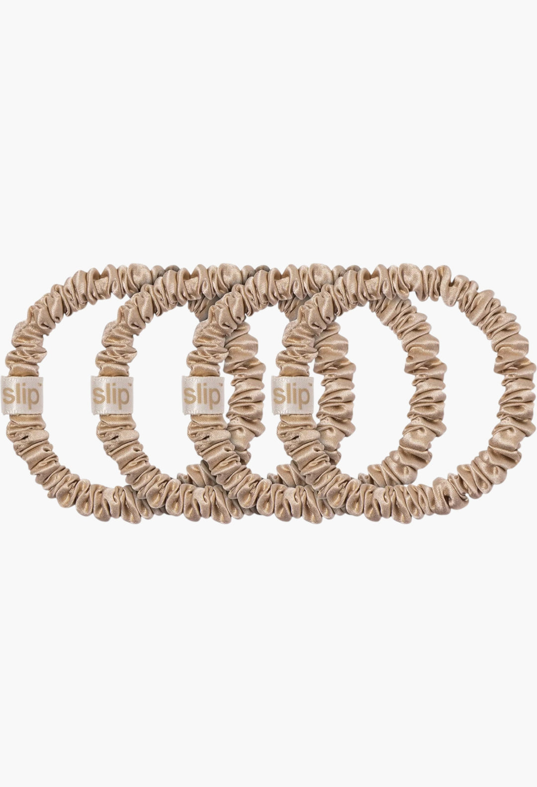 Blonde - Slip Pure Silk Skinny Scrunchie - GLAM MODA
