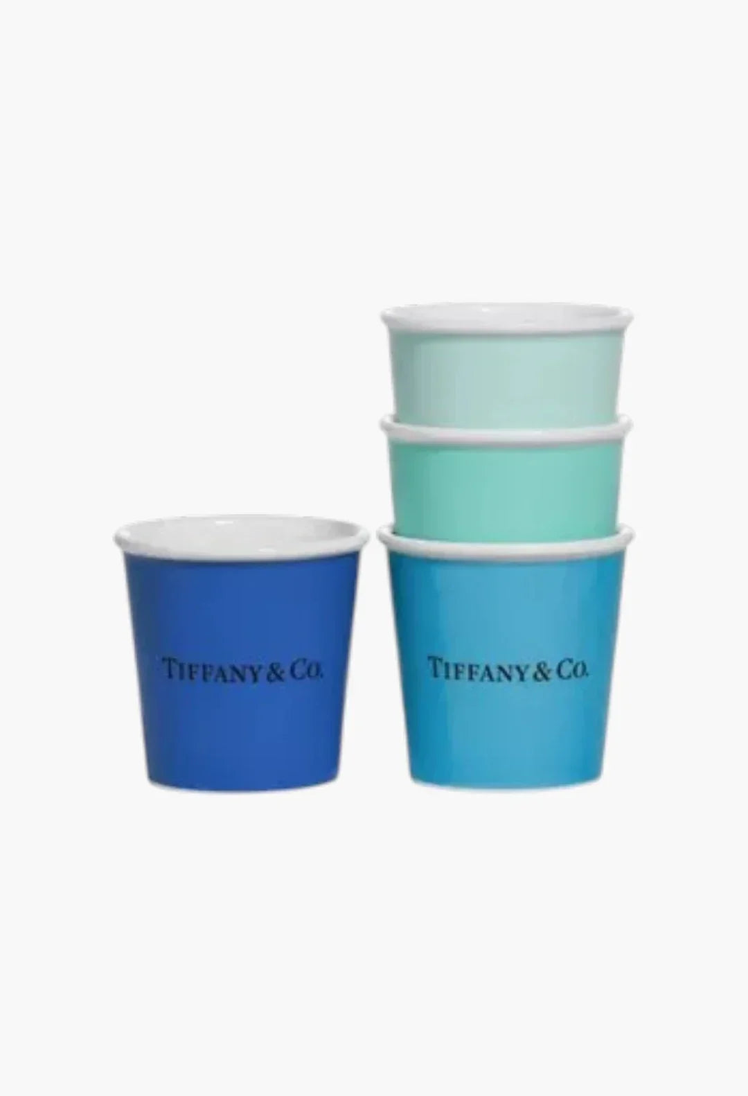 Tiffany espresso cups in Tiffany Blue bone china