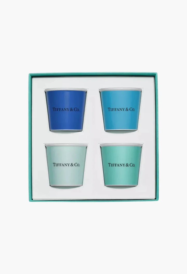 Tiffany espresso cups in Tiffany Blue bone china