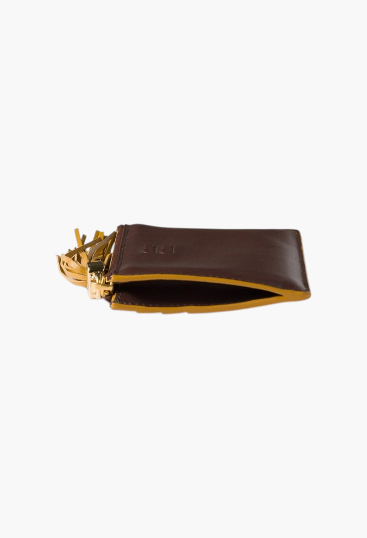 Briarwood/Whisky - Leather Card Holder - GLAM MODA