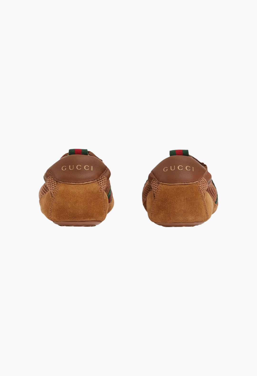 Brown Fabric - Women's Gucci Shift Sneaker - GLAM MODA