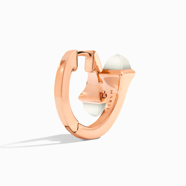 Marli New York Cleo Diamond Huggie Earrings 18K Gold