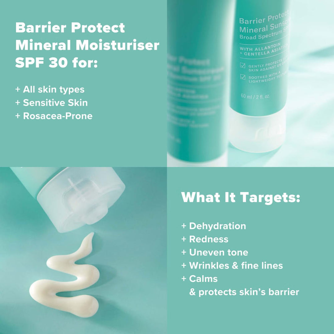 Calm Barrier Protect Mineral Sunscreen SPF 30 60ml - GLAM MODA