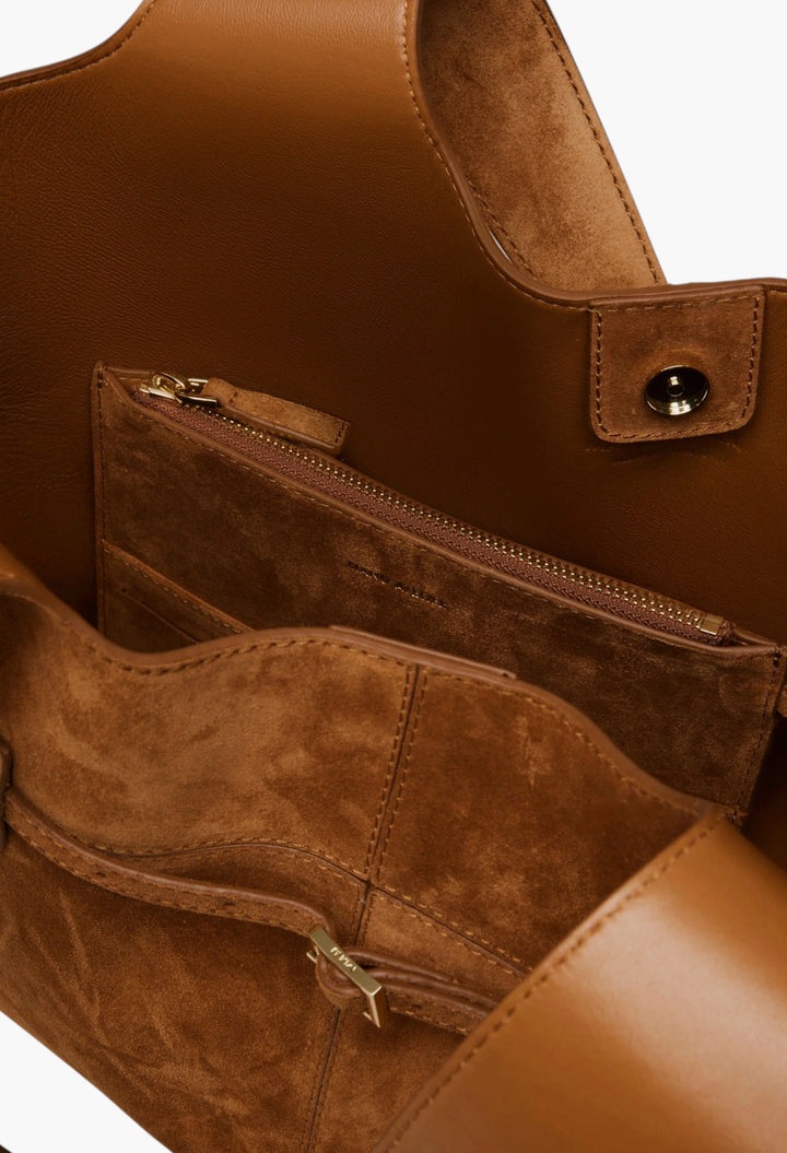 Cambon Cabas Camel Suede - GLAM MODA