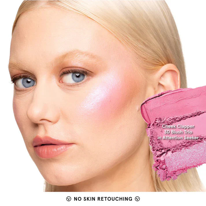 Cheek Clapper 3D Blush Trio Palette - GLAM MODA