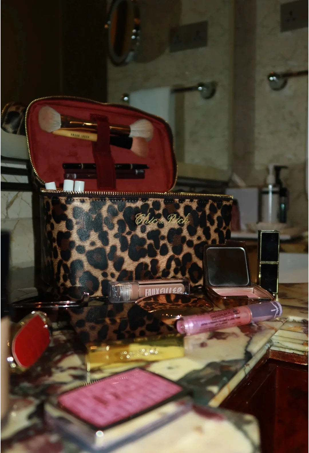 Rich Ritual Vanity Bag – Leopard