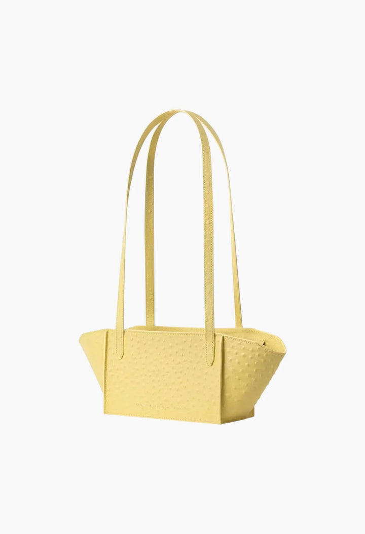 Elongated Shoulder Bag Milky Amber