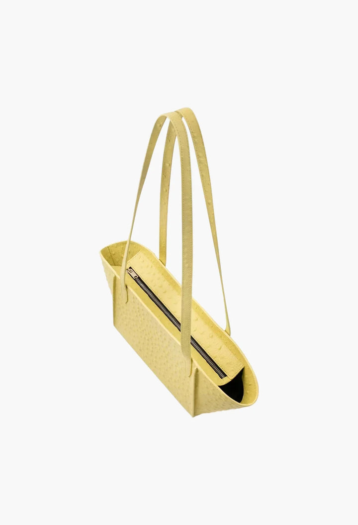 Elongated Shoulder Bag Milky Amber