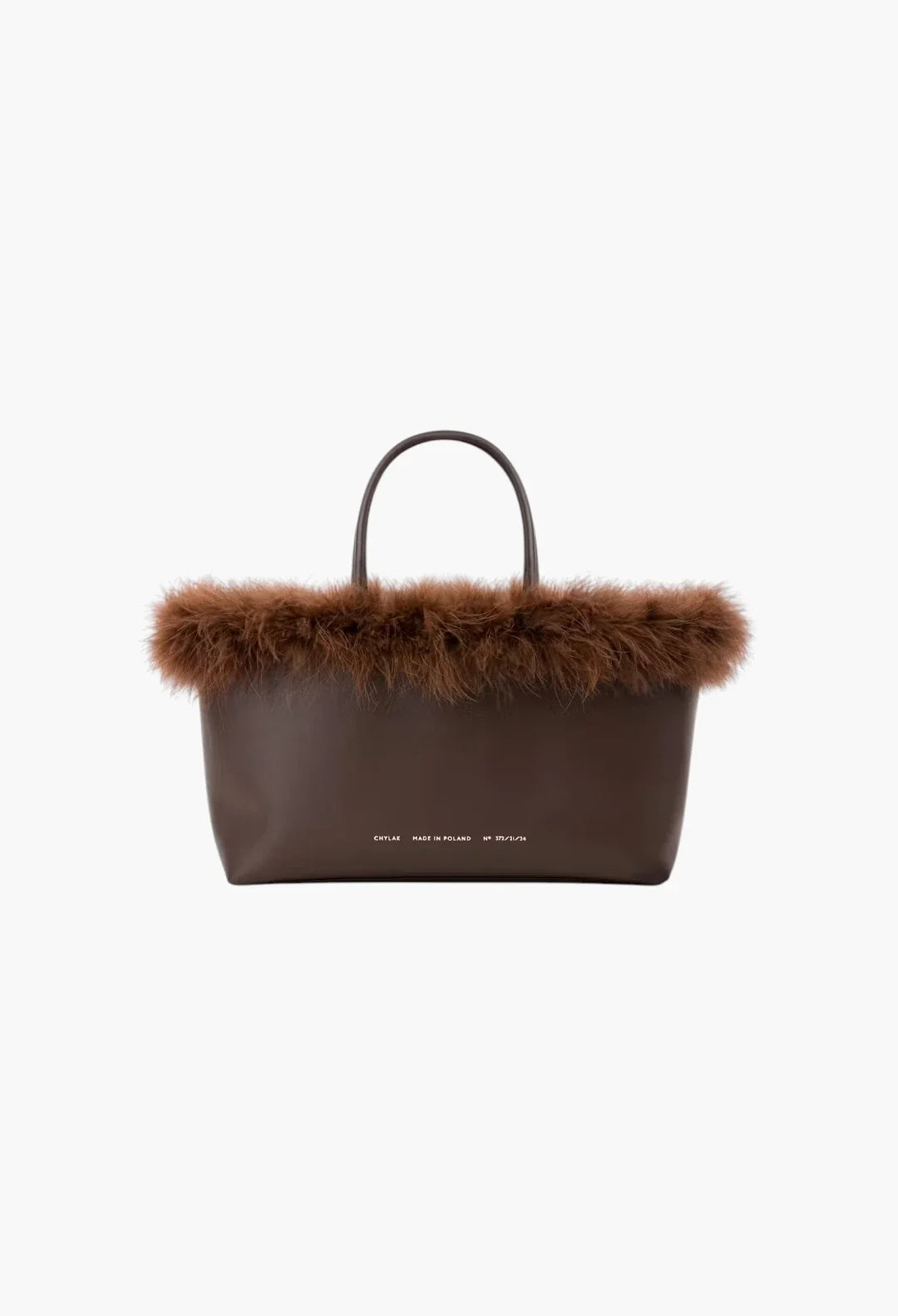 Shopper with Feathers Black