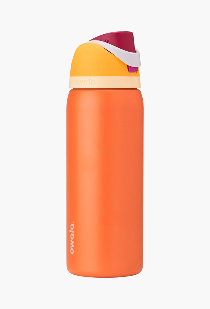 Owala FreeSip Insulated Stainless Steel Water Bottle with Straw for Sports and Travel, BPA-Free Sports Water Bottle, 32 oz - GLAM MODA