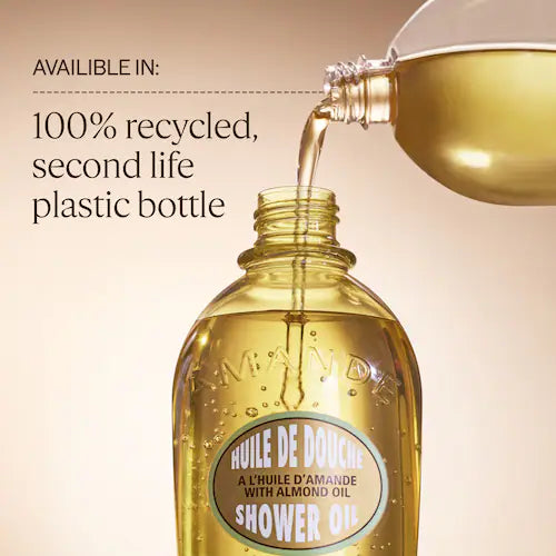 Cleansing And Softening Refillable Shower Oil With Almond Oil - GLAM MODA