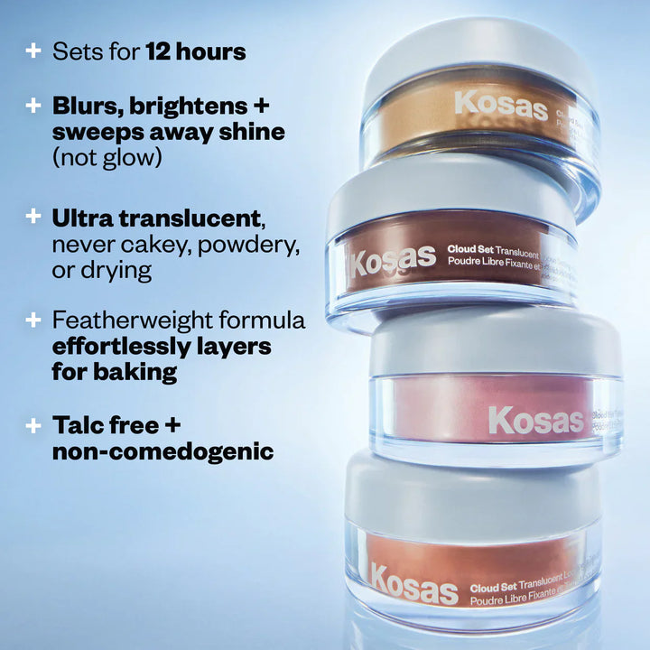 Cloud Set Loose Translucent Talc-Free Setting + Blurring Powder - GLAM MODA
