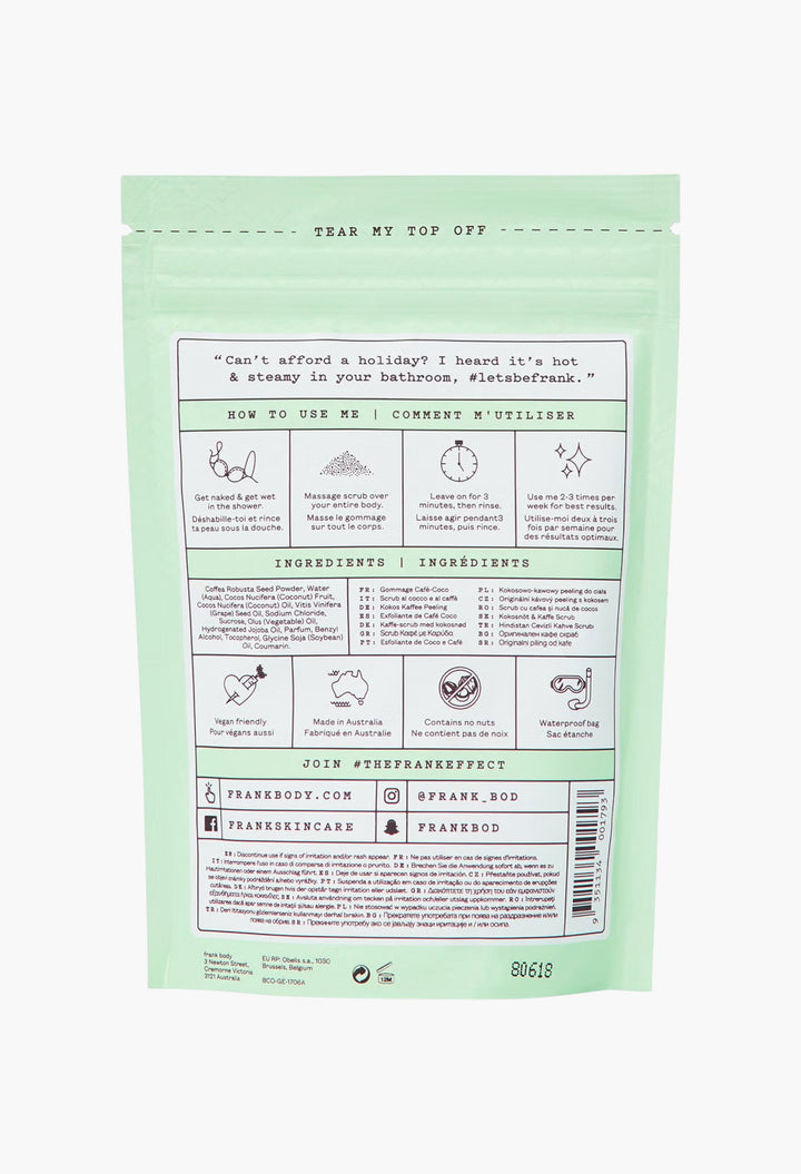 Coconut Coffee Scrub 100g - GLAM MODA