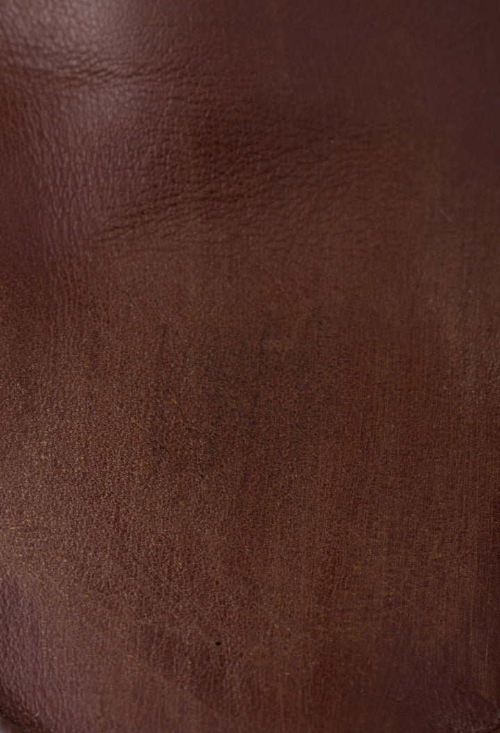Cognac - Shuffle Antiqued Leather Loafers - GLAM MODA