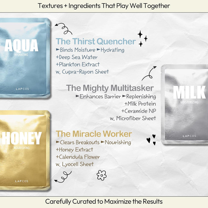 Collagen - Lapcos Sheet Mask - GLAM MODA