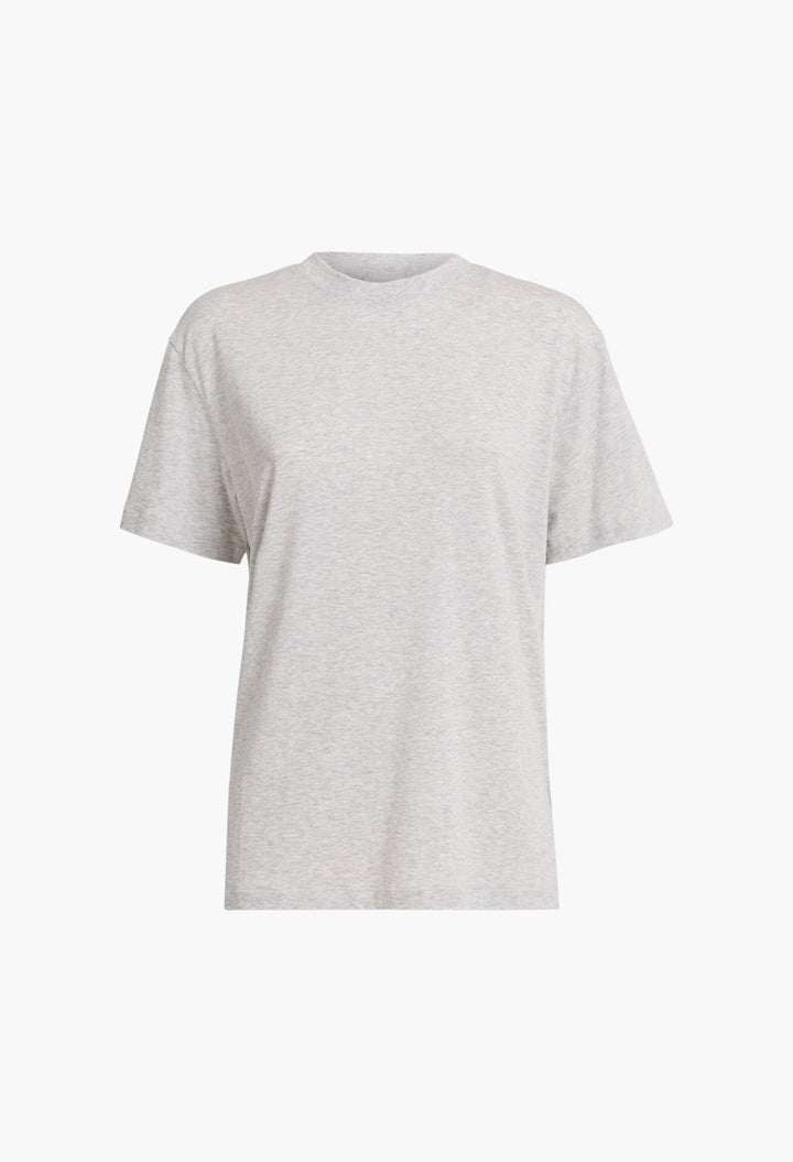 Cotton Blend Boyfriend T-Shirt - GLAM MODA