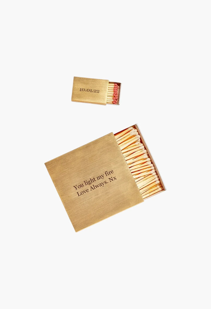 Large Brass Matchbox Cover