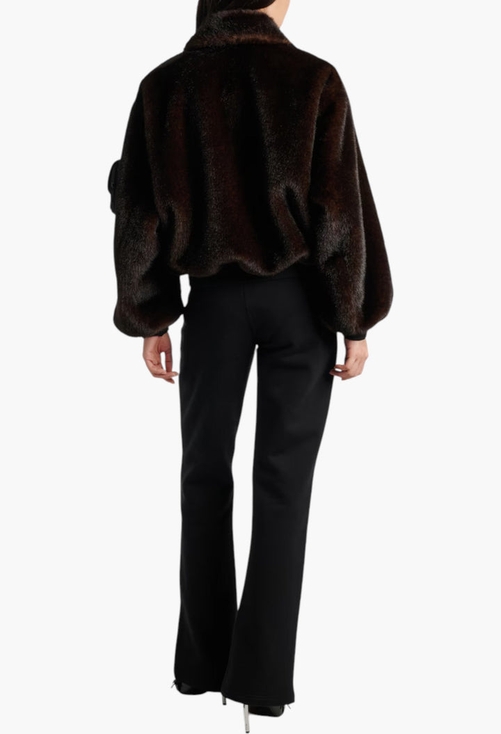 Cropped Bomber Jacket - GLAM MODA