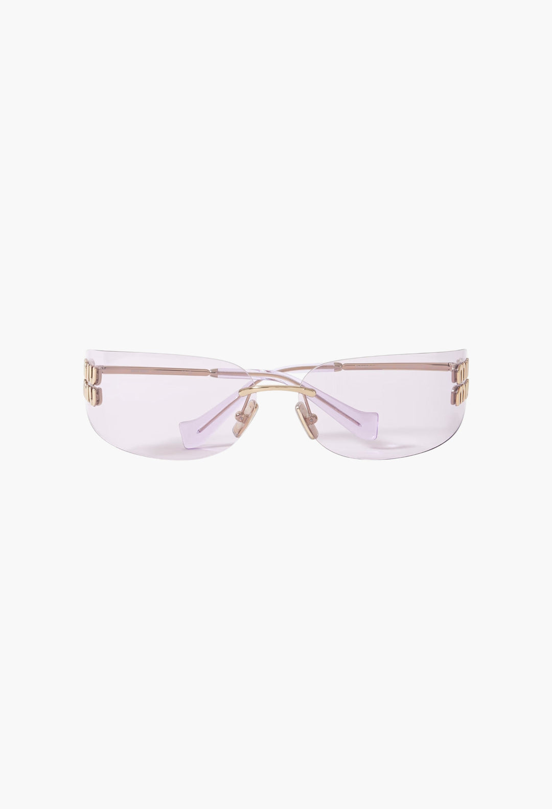 D-Frame Gold-Tone Sunglasses - GLAM MODA