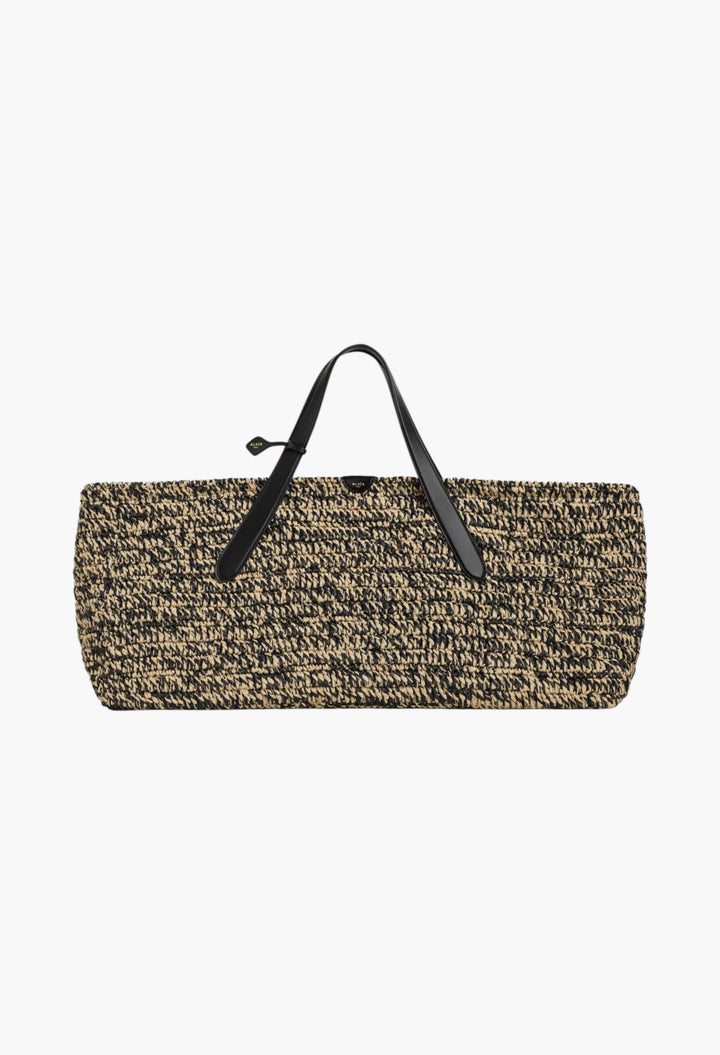 Le Panier East West Large In Raffia - GLAM MODA