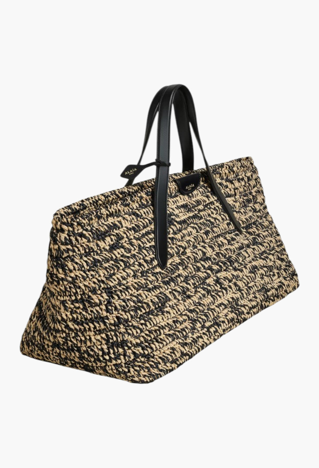Le Panier East West Large In Raffia - GLAM MODA