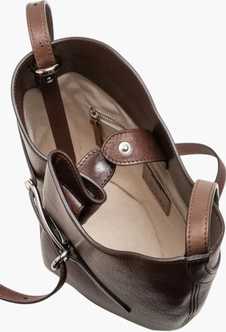 Belted Bucket Bag