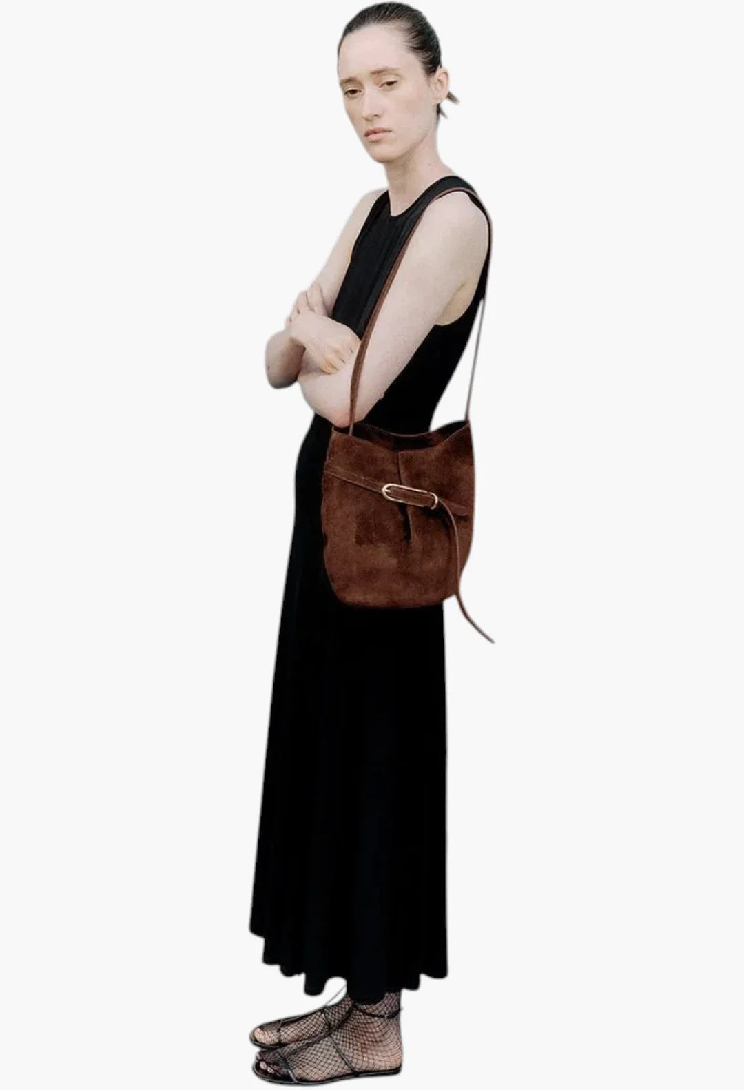 Belted Bucket Bag