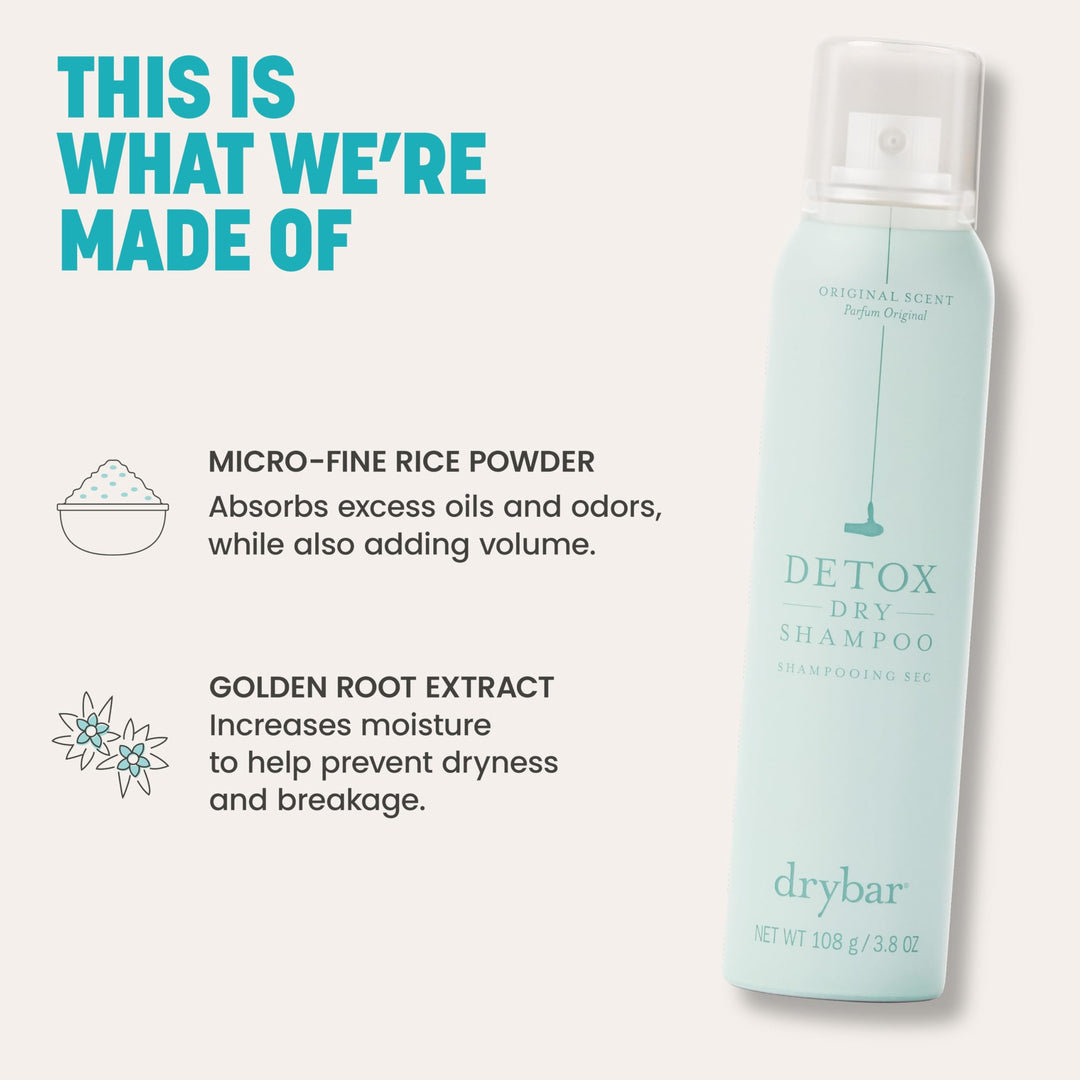 Detox Dry Shampoo Original Scent 100g - GLAM MODA
