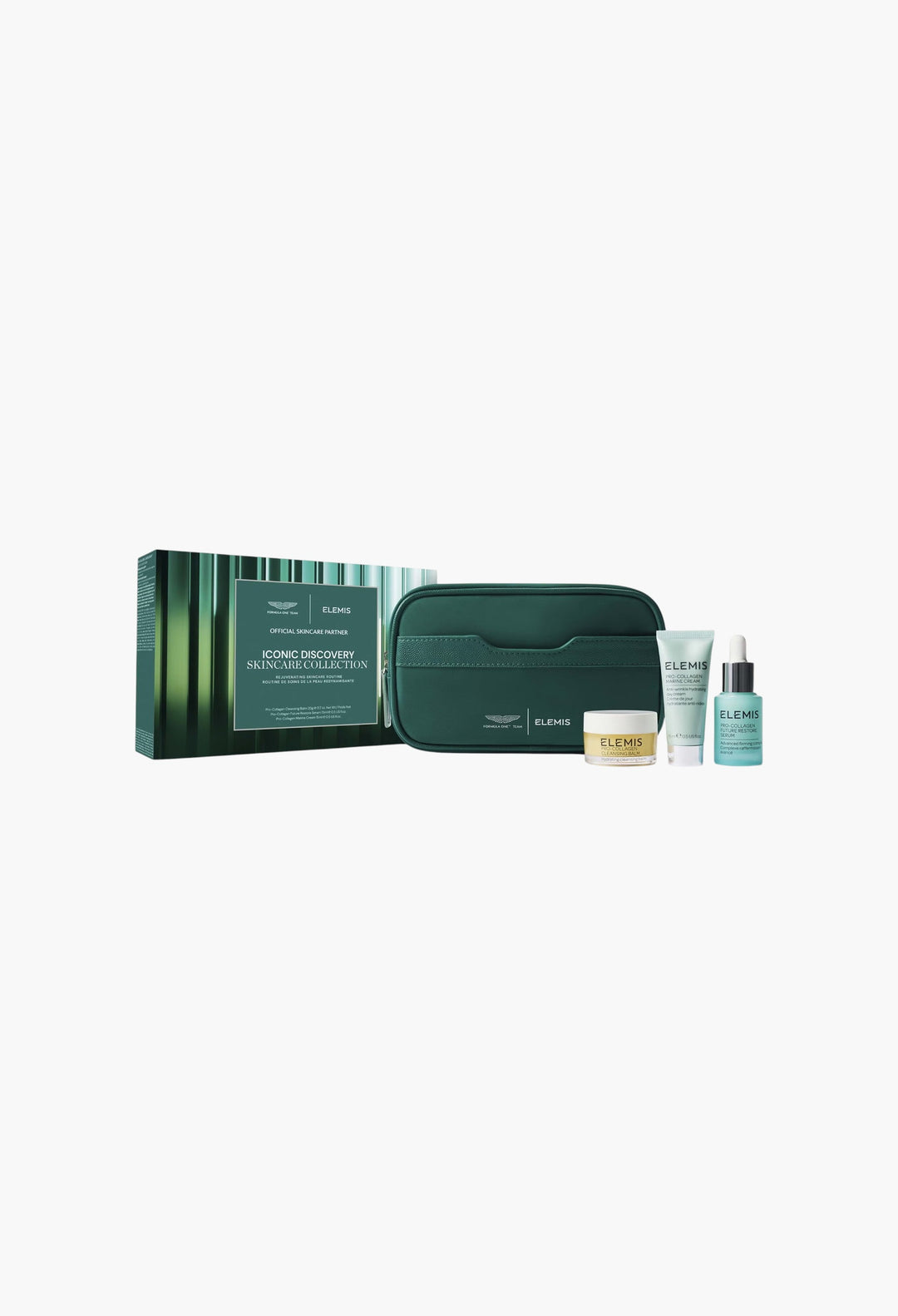 Elemis x Aston Martin Aramco Formula One Team Iconic Discovery Skincare Collection - GLAM MODA