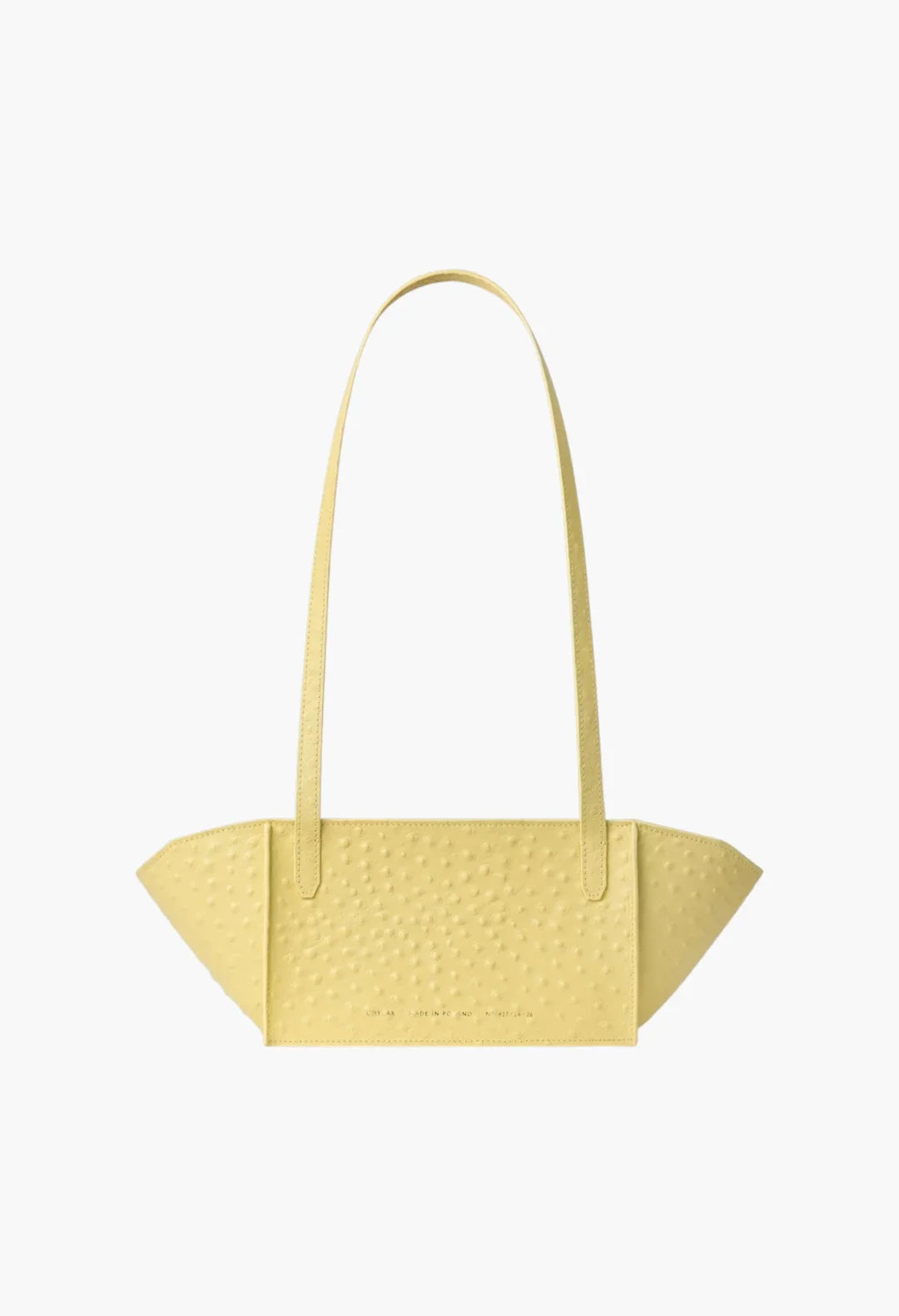 Elongated Shoulder Bag Milky Amber