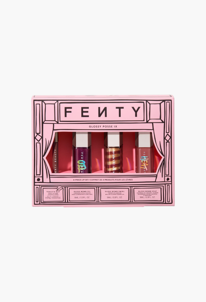 Fenty Beauty Glossy Posse IX 4-Piece Lip Set