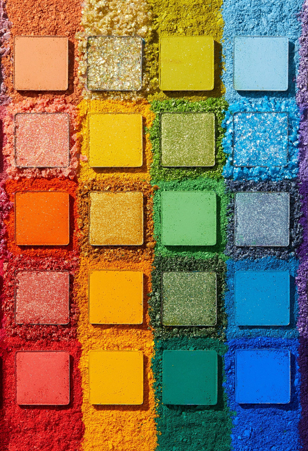 Fade Into Hue - Rainbow Powder Palette - GLAM MODA